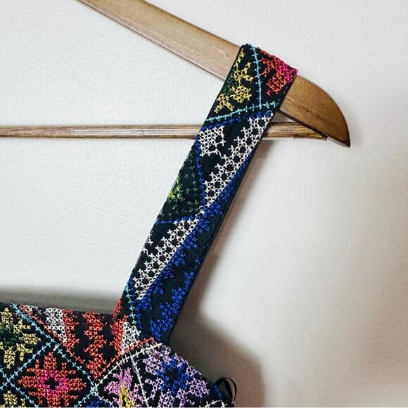 Bandit & the Babe Bermuda Patchwork Mini Dress Women’s Size Small Multicolor - Picture 6 of 12